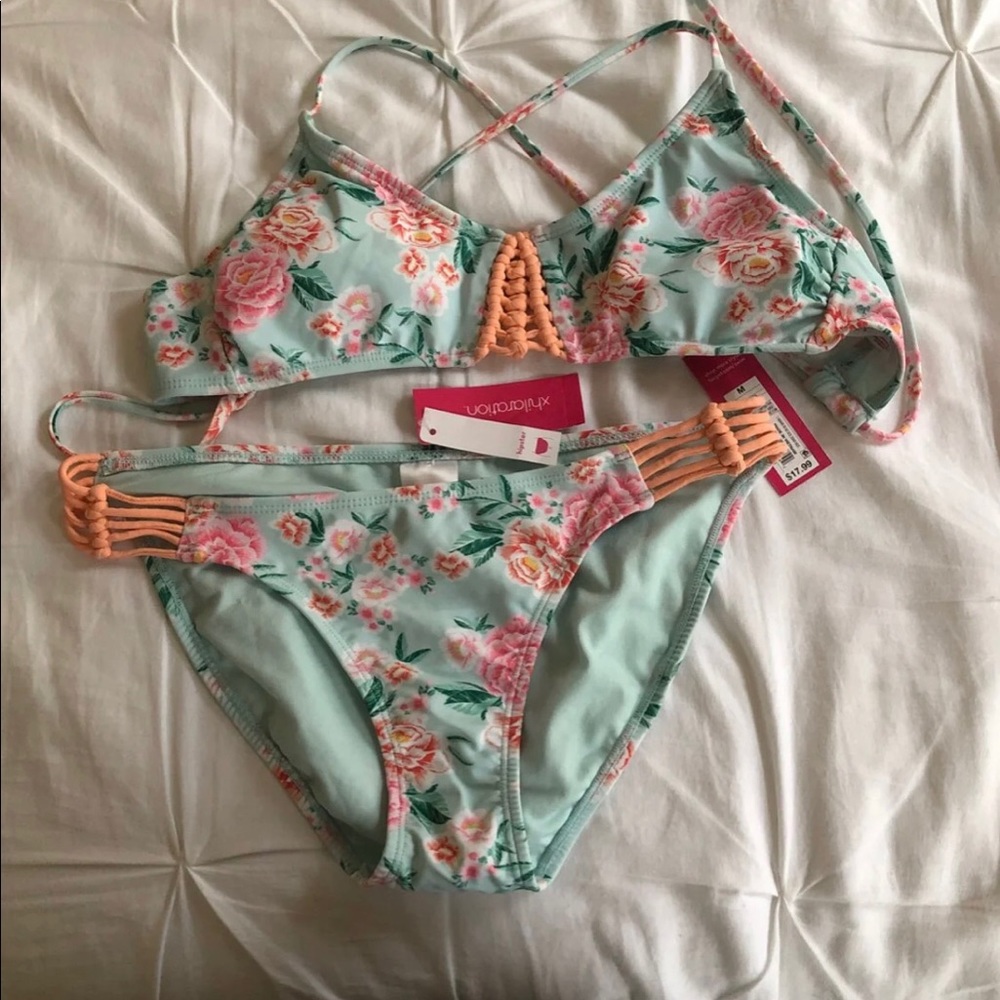 Two piece bathing suit